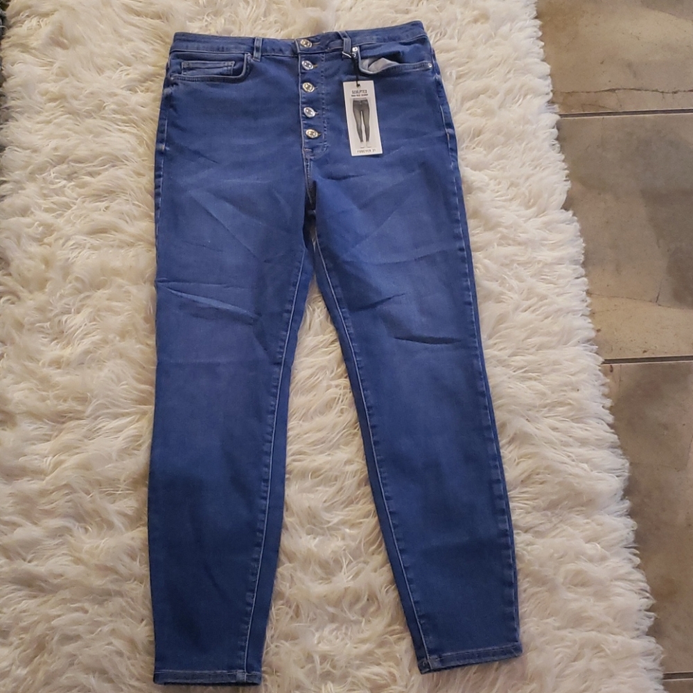 Forever 21 high-waisted jeans